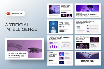 Artificial Intelligence Presentation PowerPoint Template